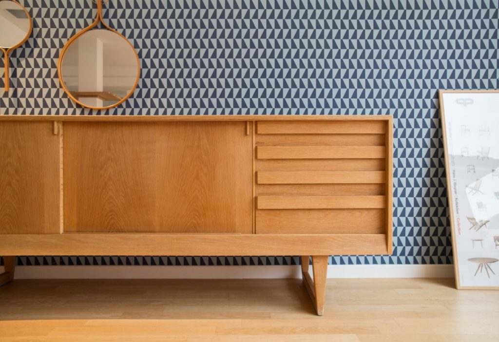 Sideboard in rovere -Kurt Ostervig-