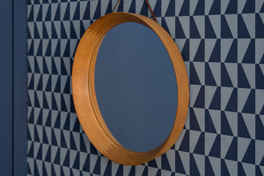 Wall original  mirror in wood