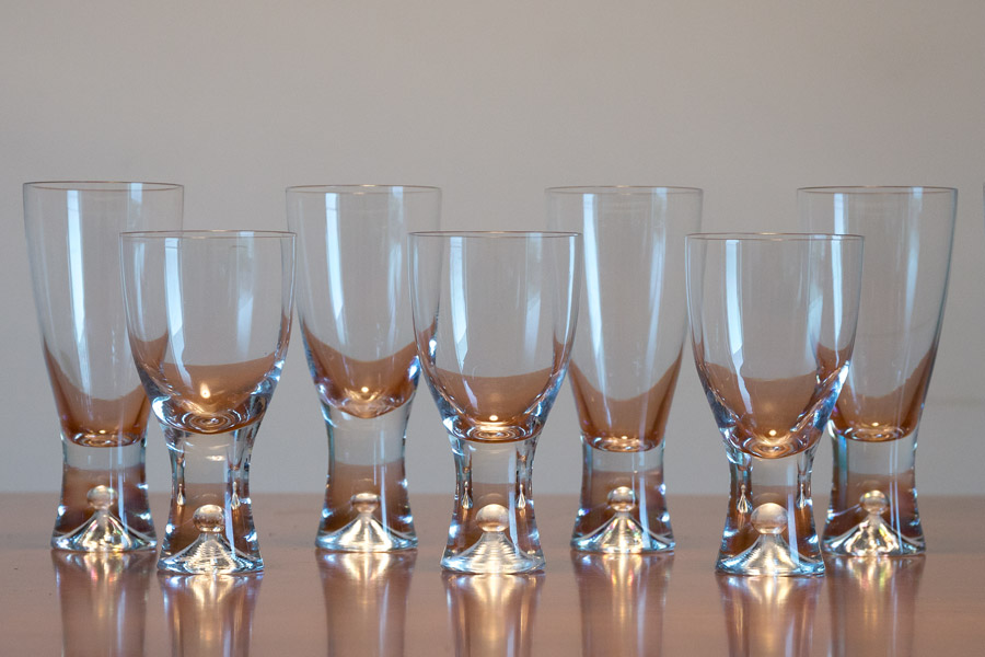 Bicchieri in vetro soffiato – Tapio Wirkalla -Ittala – Cod. 1263