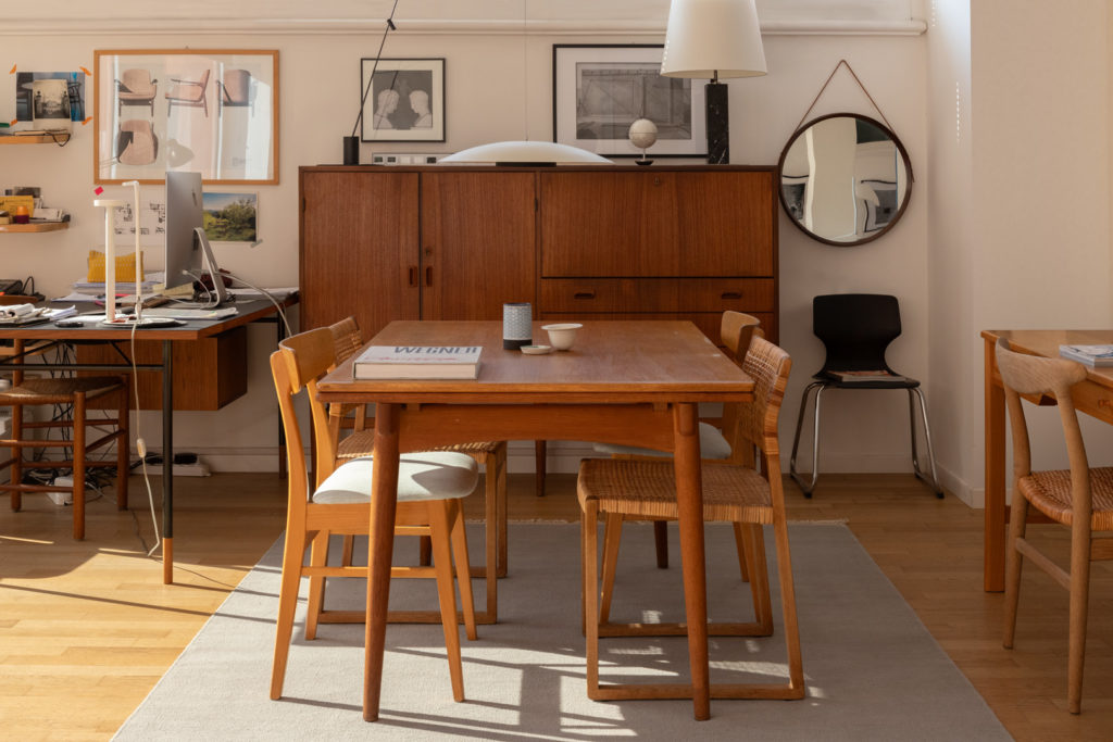 Dining table in rovere by Hans Wegner - AT312 - Cod. 1550
